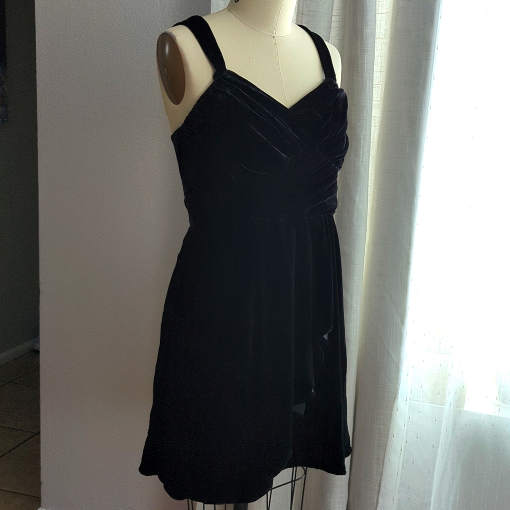Express Black Velvet Dress